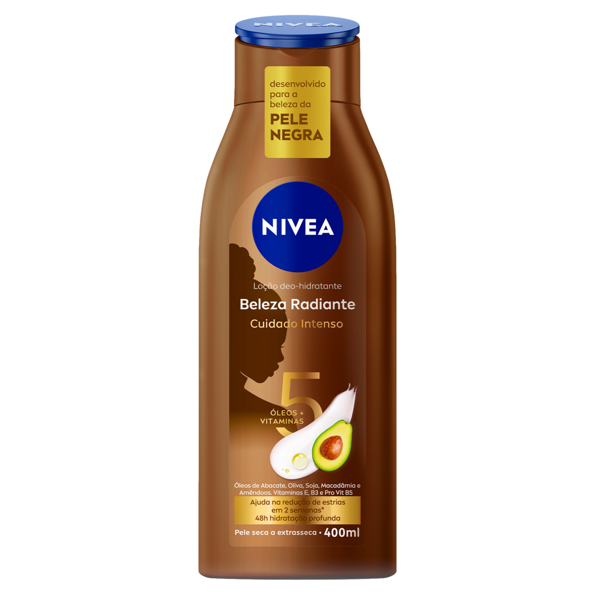 Loção Corporal Deo-Hidratante Nivea Beleza Radiante Frasco 400ml