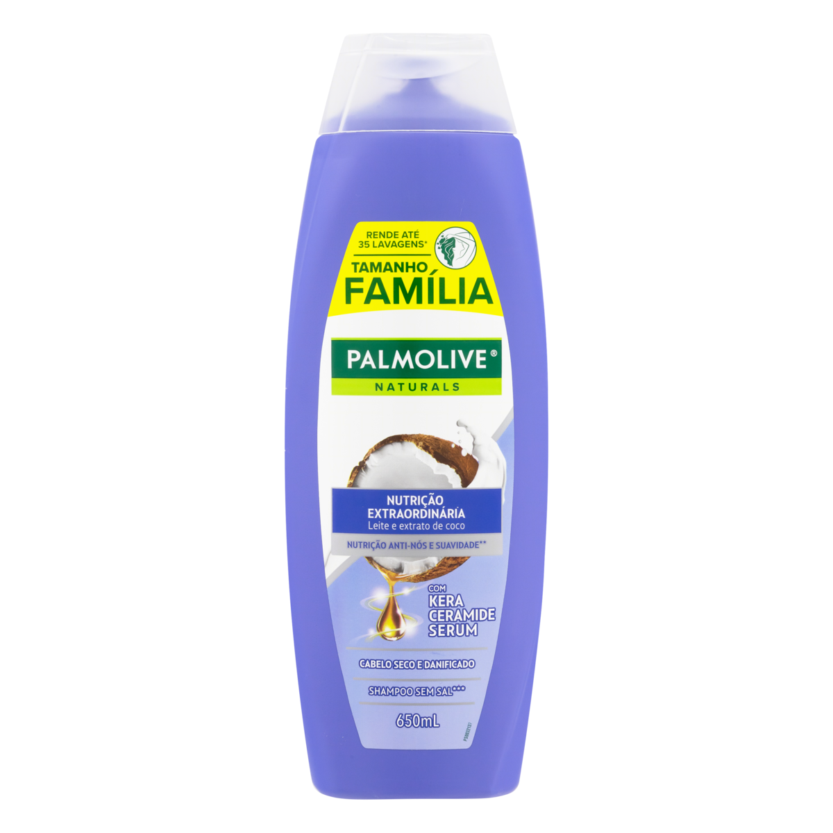 Shampoo Palmolive Naturals Nutrição Extraordinária Frasco 650ml Tamanho Família