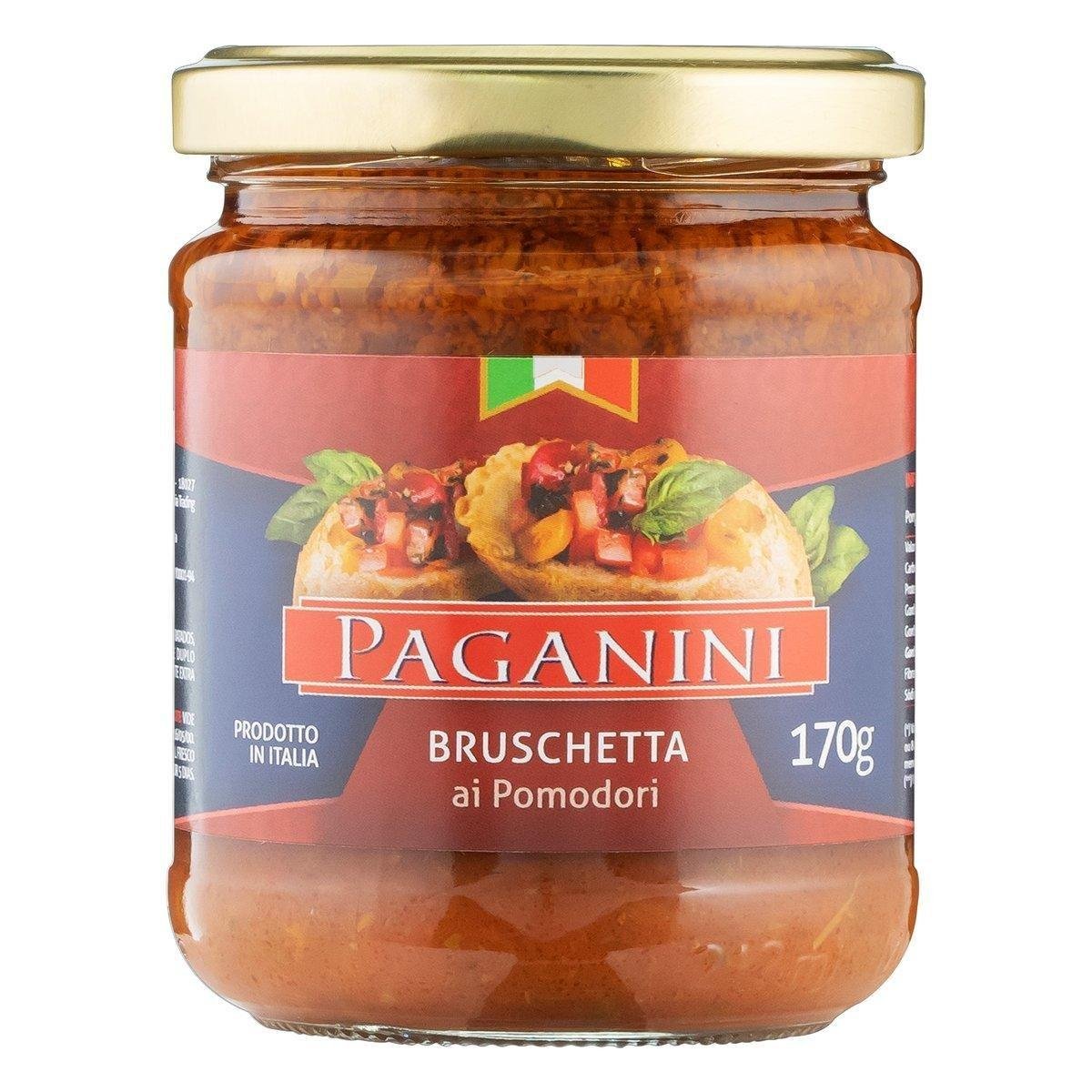 Antepasto Bruschetta Tomate Paganini Vidro 170g