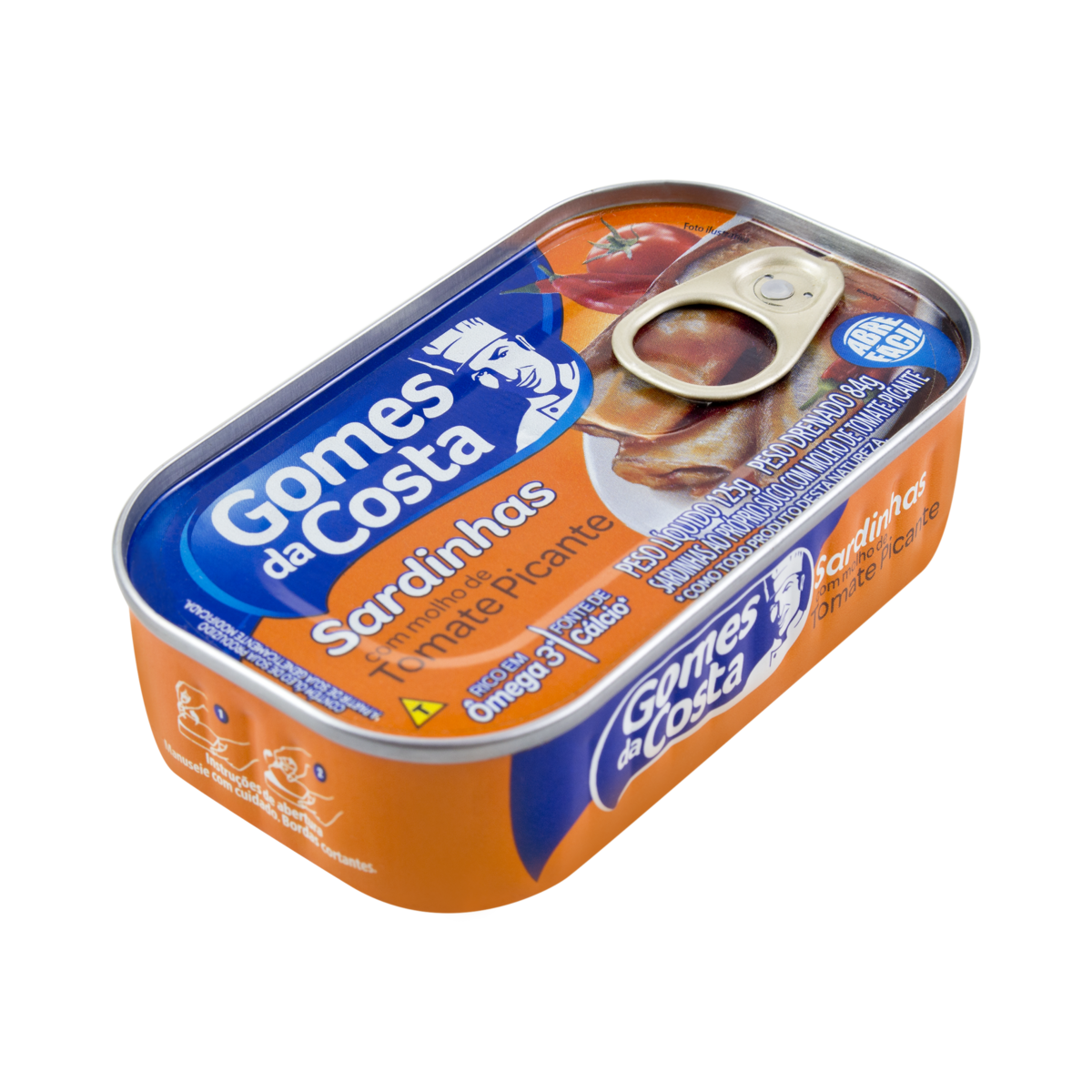 Sardinha ao Molho de Tomate Picante Gomes da Costa Lata 84g