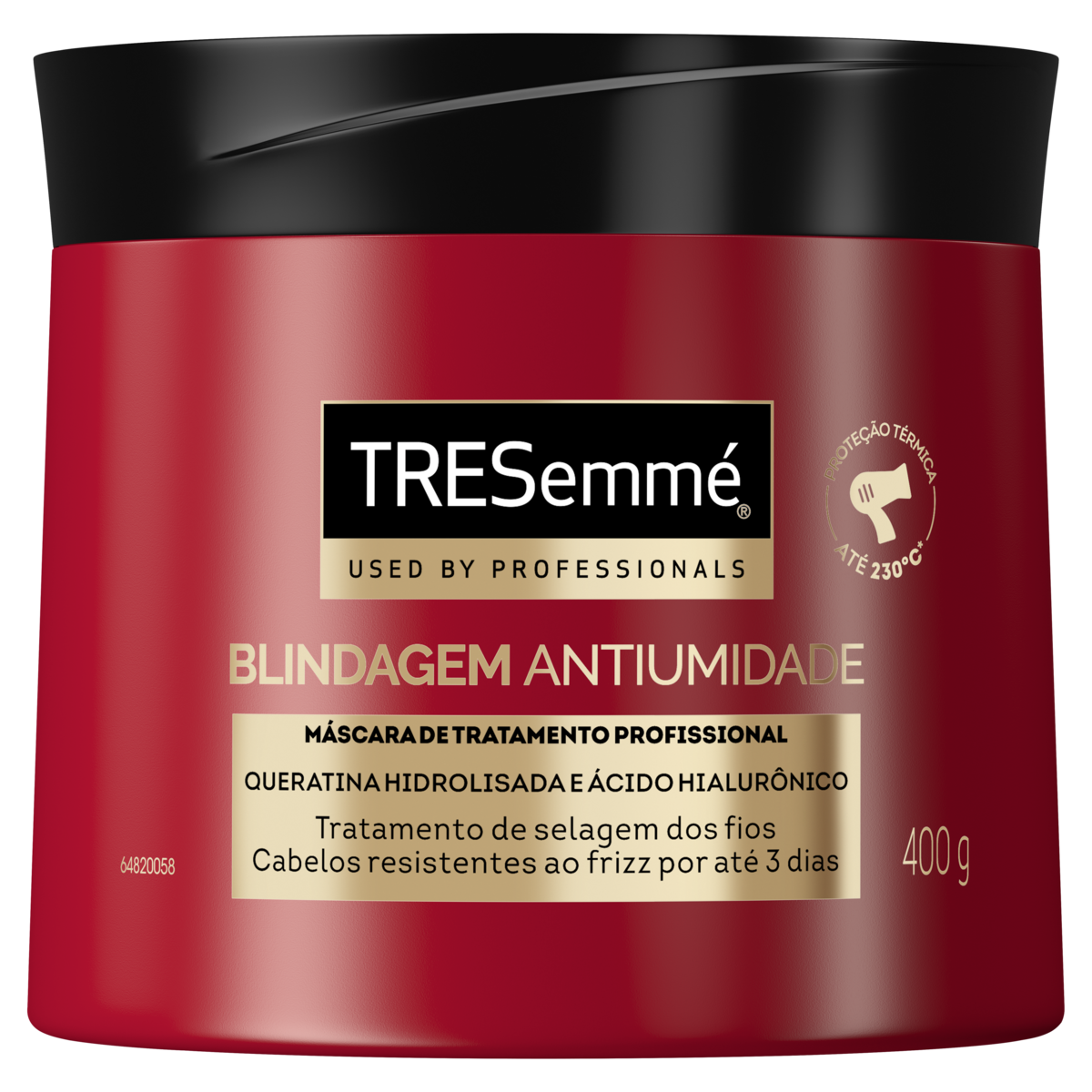 Máscara de Tratamento Tresemmé Blindagem Antiumidade Pote 400g