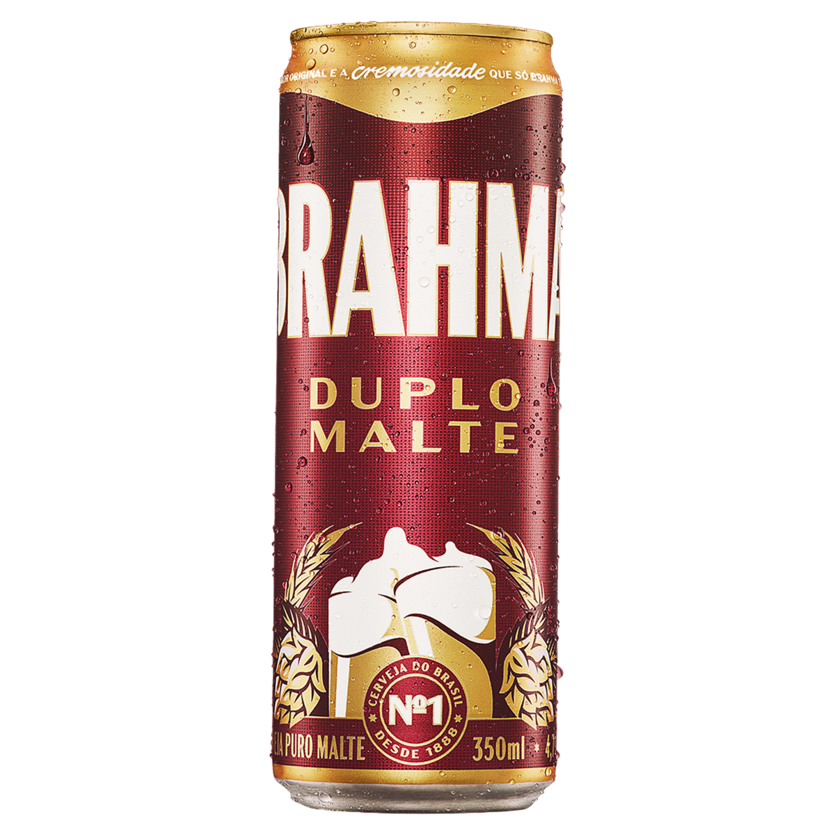 Cerveja Pilsner Duplo Malte Brahma Lata 350ml