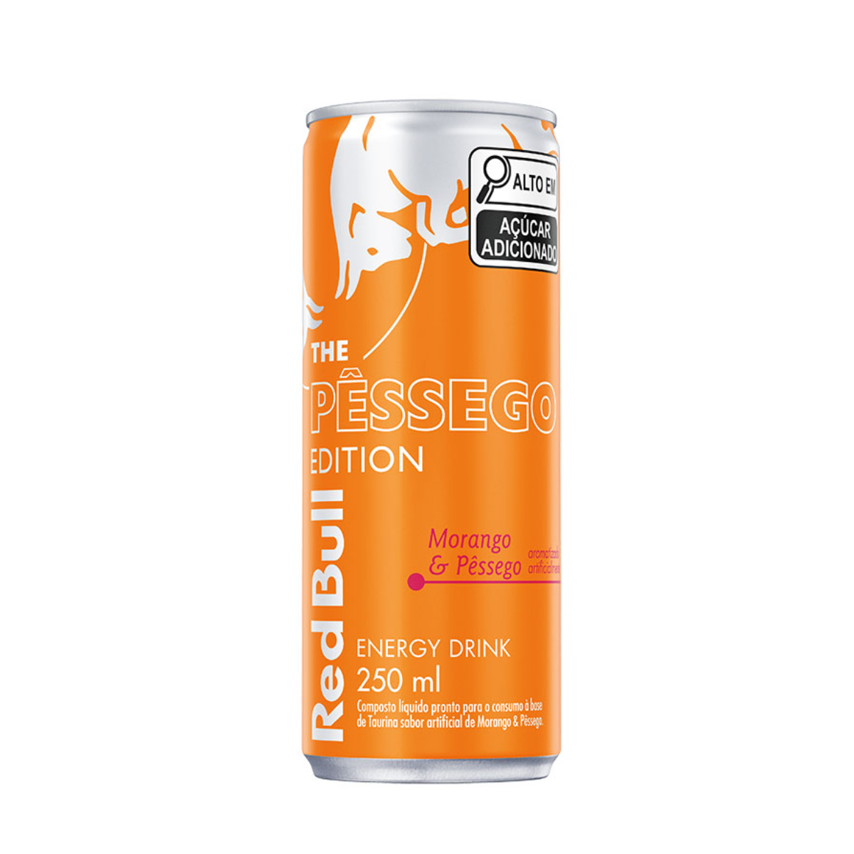 Energético Morango & Pêssego Red Bull Lata 250ml The Summer Edition