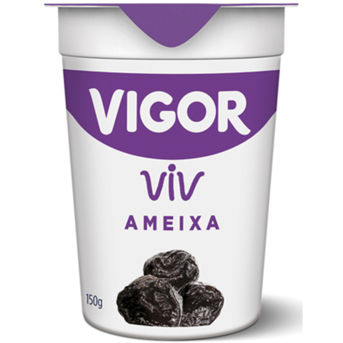 Iogurte Integral Ameixa Vigor Viv Copo 150g
