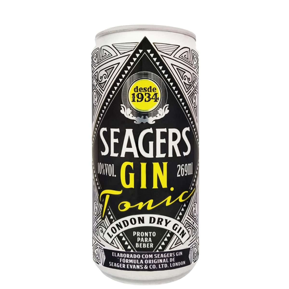 Gin Tônica Seagers Lata 269ml