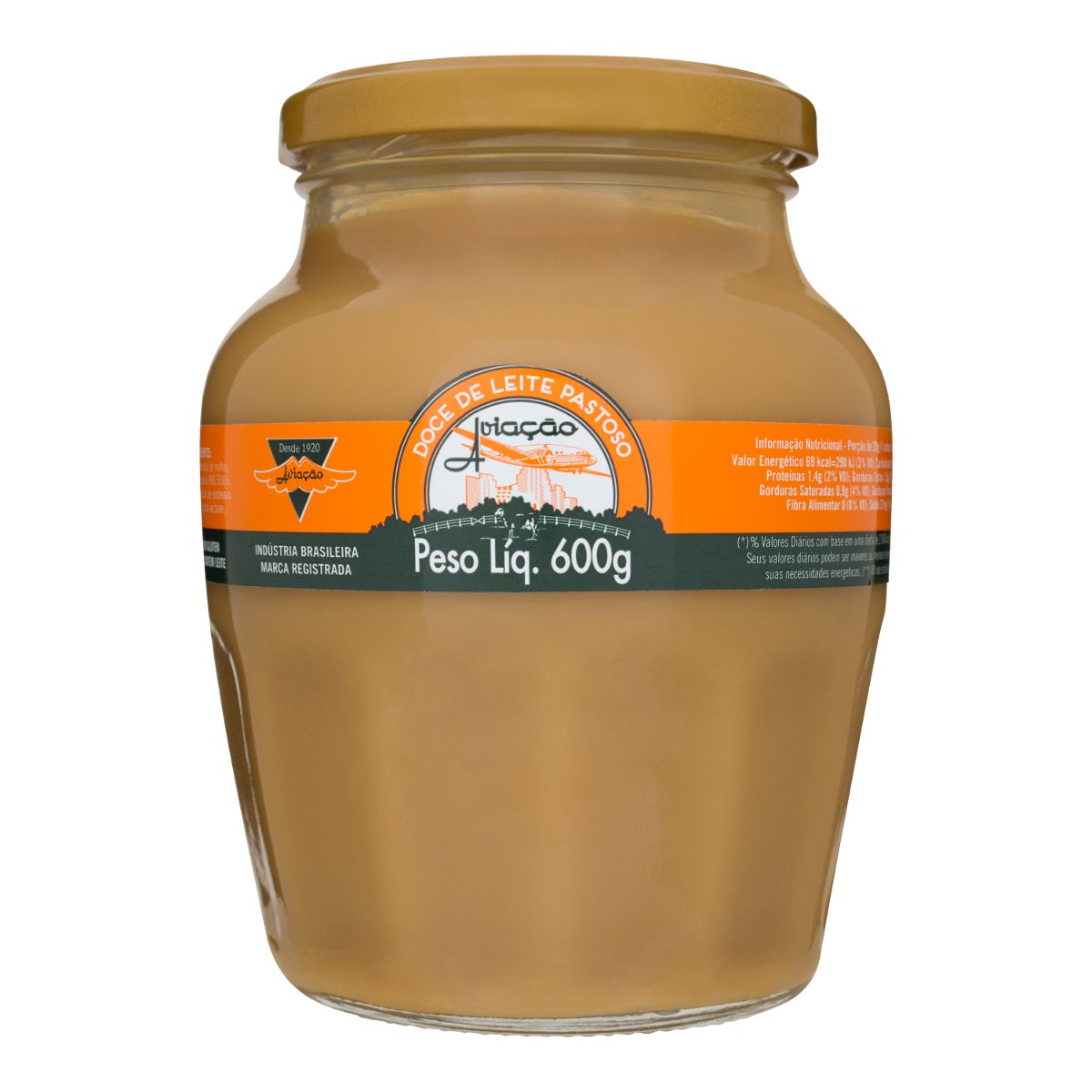 Doce de Leite Aviação Vidro 600g