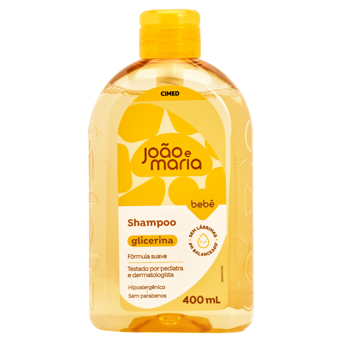 Shampoo Bebê de Glicerina João e Maria Frasco 400ml