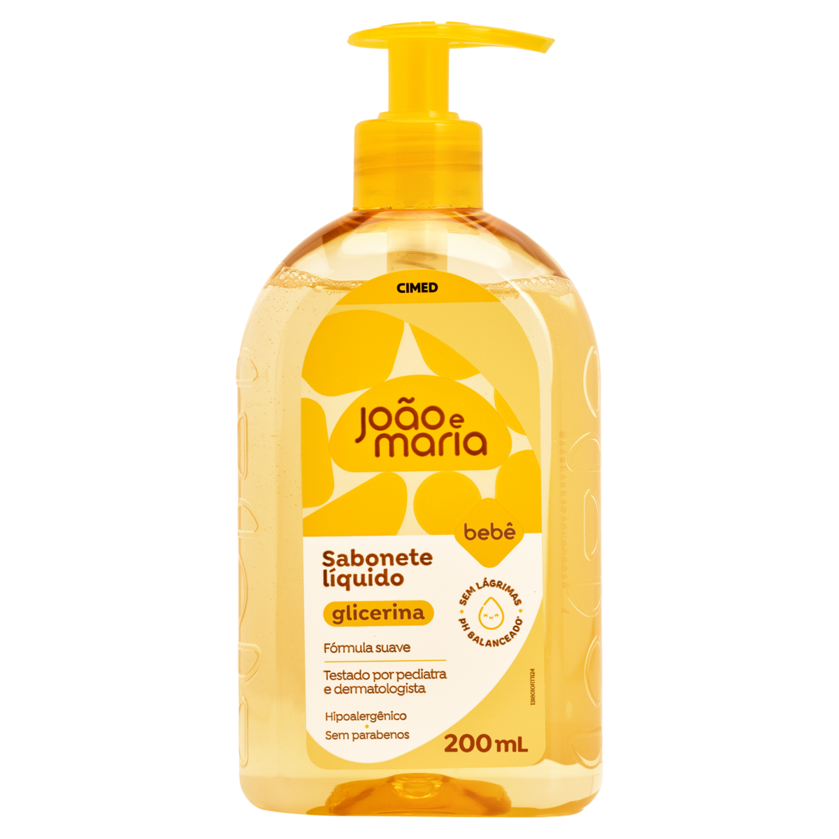 Sabonete Líquido de Glicerina João e Maria Frasco 200ml Pump