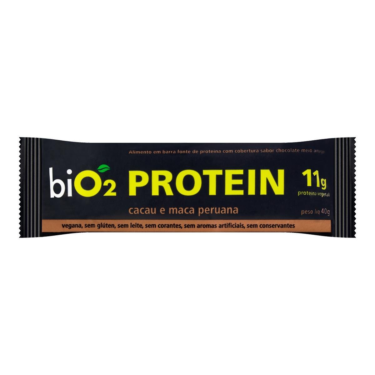 Cereal em Barra Orgânica Sabor Cacau e Maça BIO2 40g