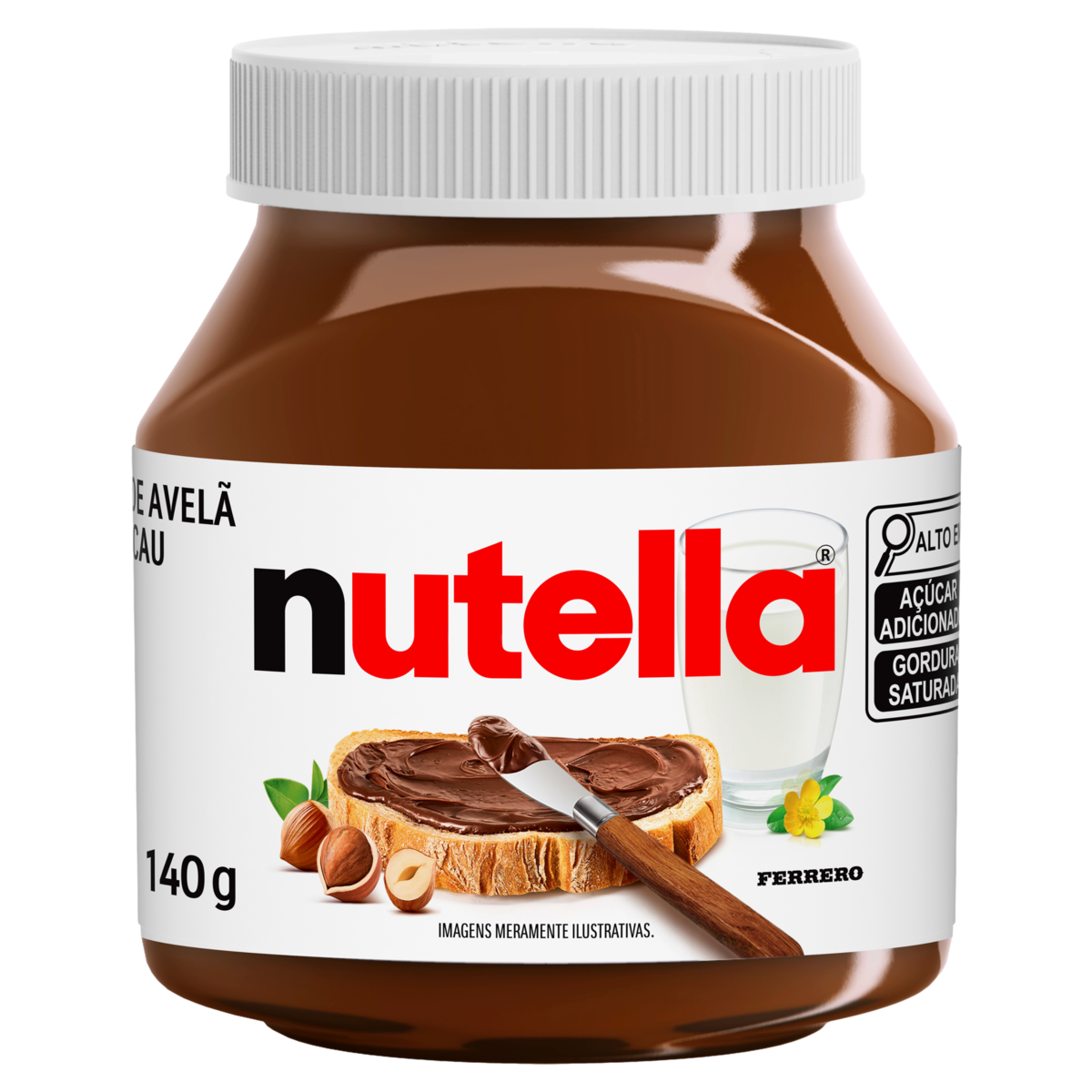 Nutella Creme de Avelã 140g