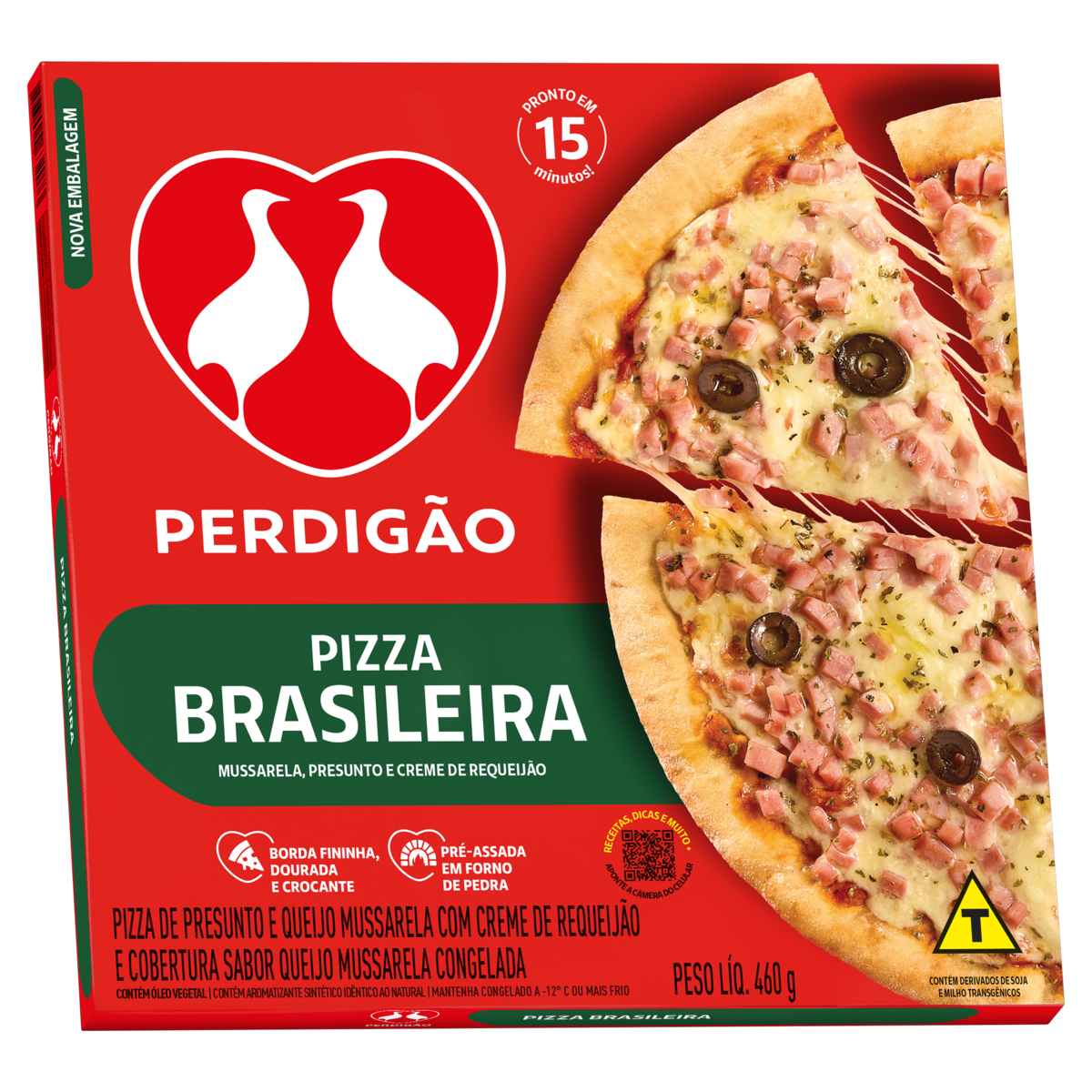 Pizza Brasileira Perdigão Caixa 460g