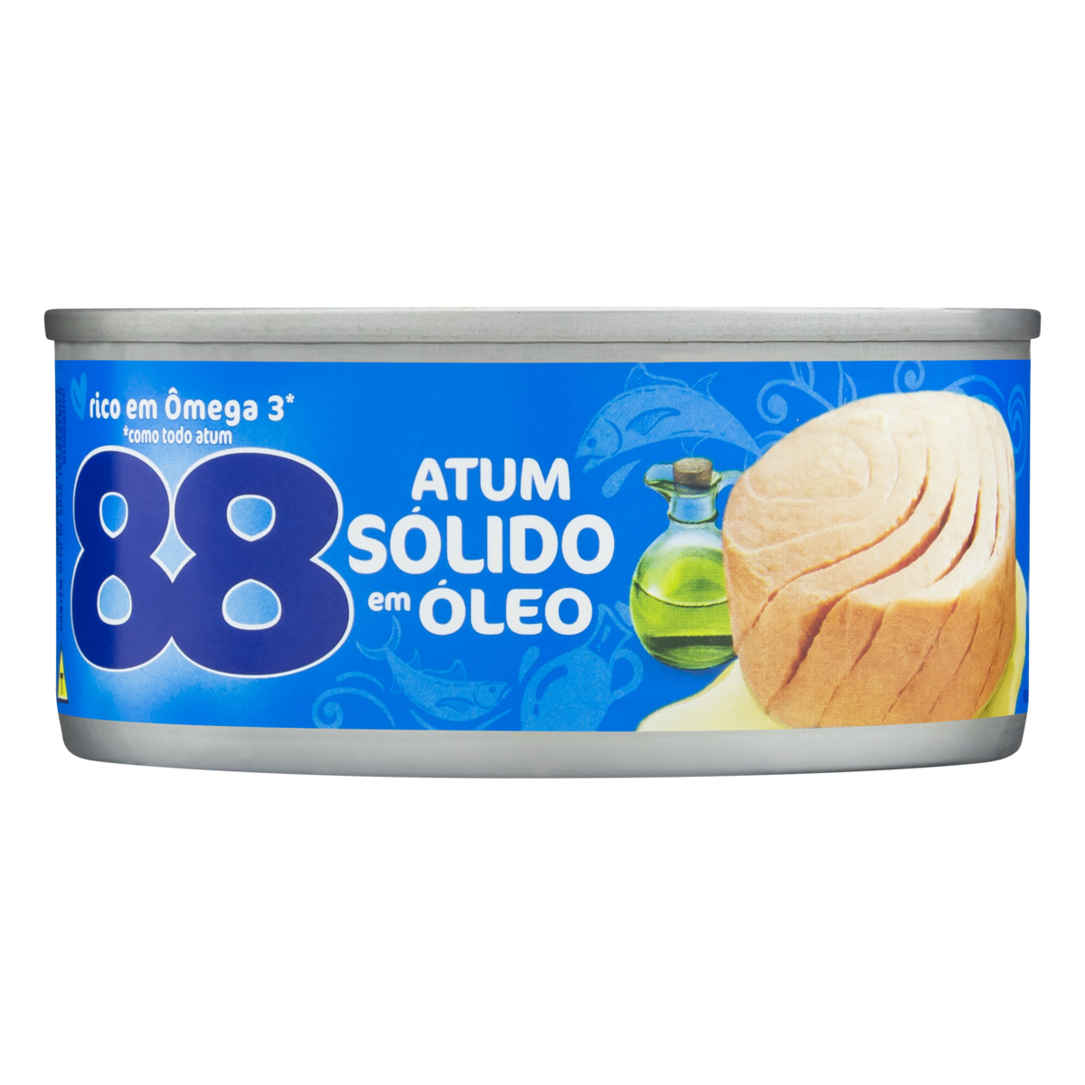 Atum Sólido Em Óleo 88 Lata 140g