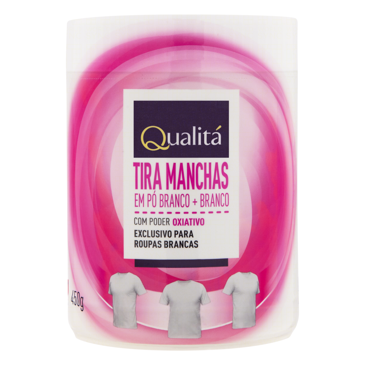 Tira-Manchas Pó Roupas Brancas Qualitá Pote 450g