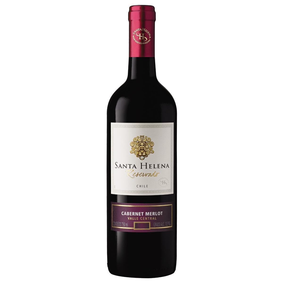 Vinho Tinto Chileno Santa Helena Cabernet Sauvinon Merlot 750ml