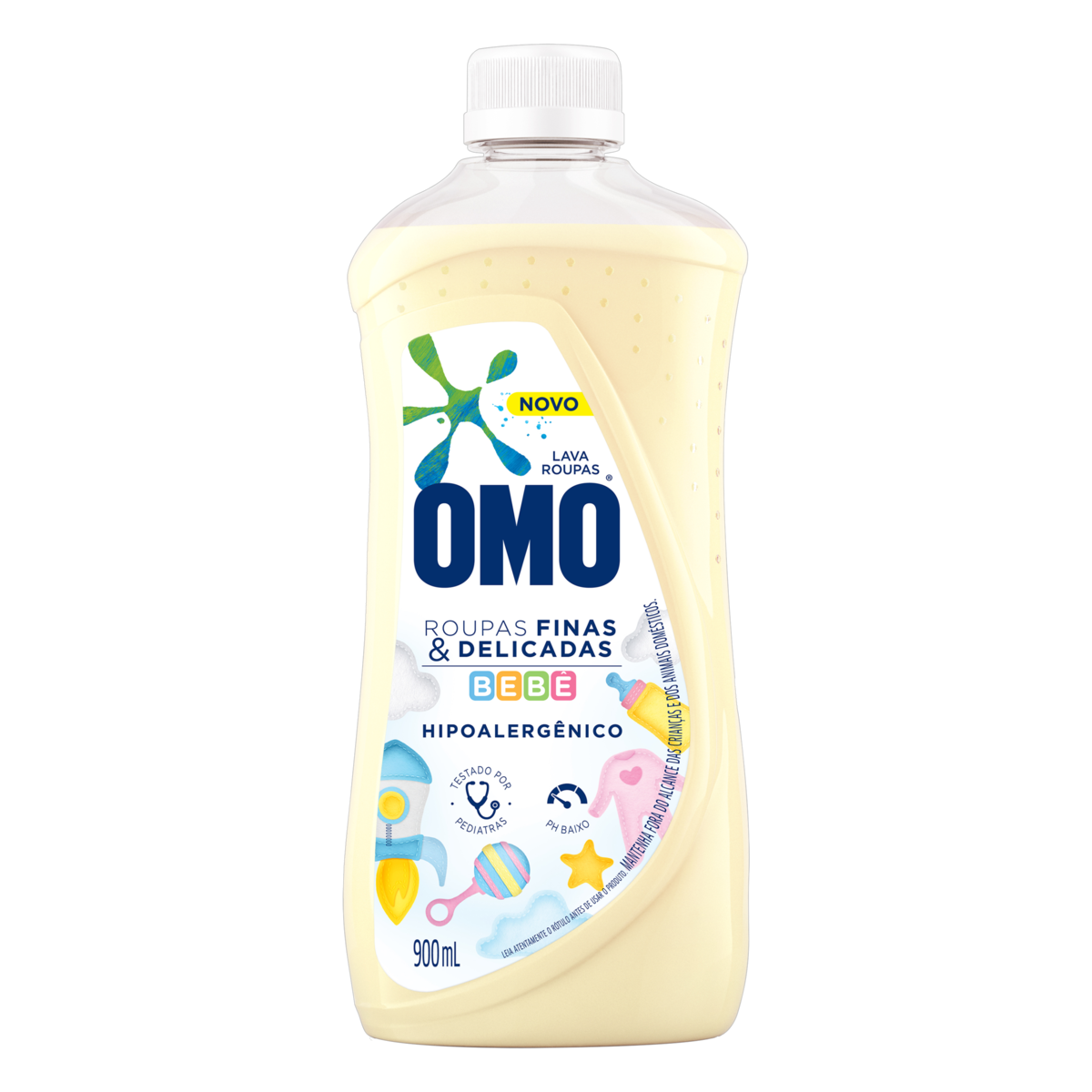 Sabão Líquido Omo Roupas Finas e Delicadas Bebê 900ml