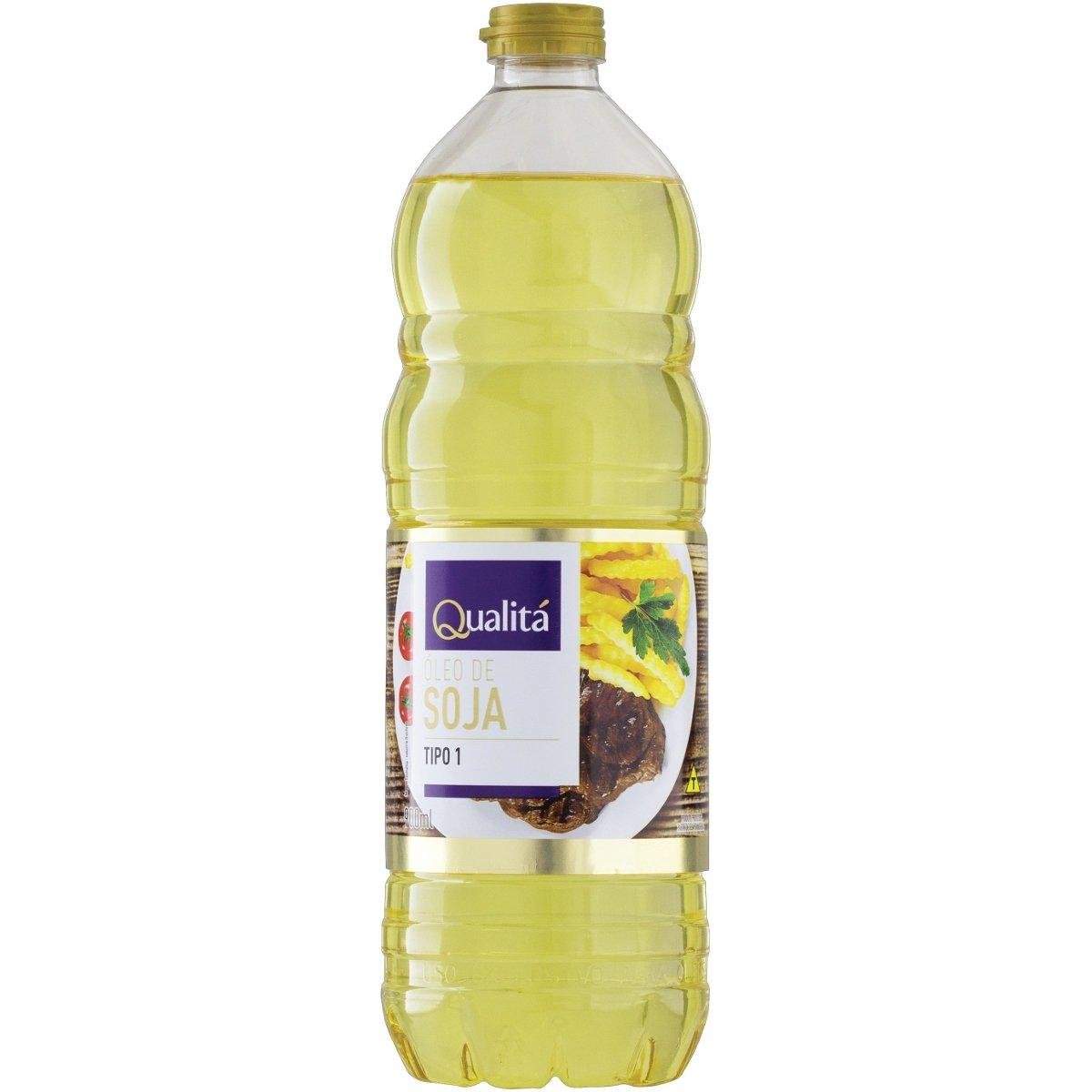 Óleo de Soja Tipo 1 Qualitá Garrafa 900ml