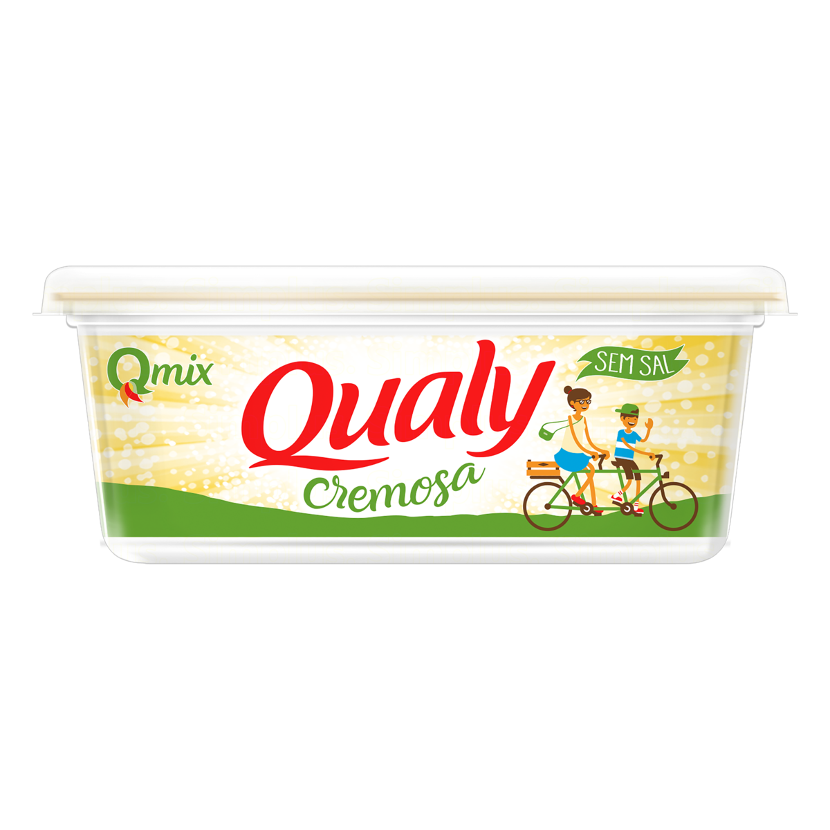 Margarina Cremosa sem Sal Qualy Pote 250g