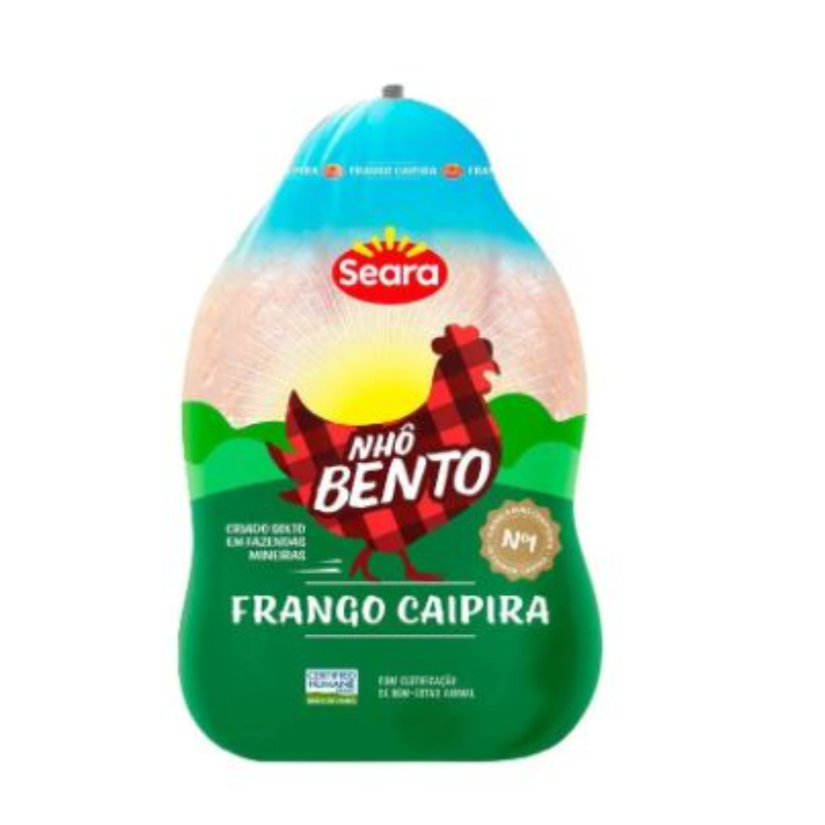 Frango Caipira Congelado Nhô Bento 2,4Kg