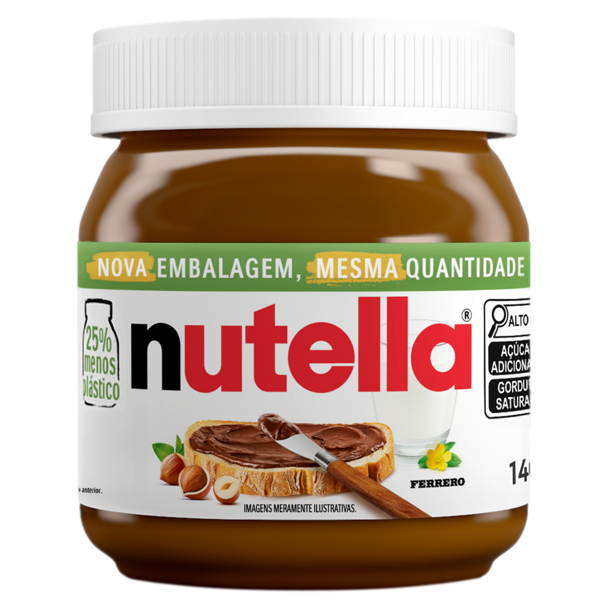 Nutella Creme de Avelã 140g