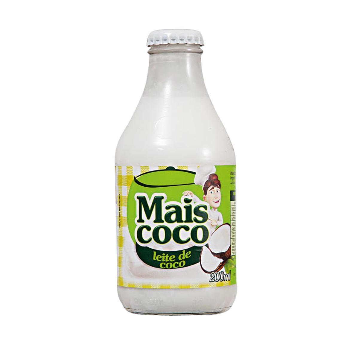Leite de Coco MAIS COCO Vidro 200ml