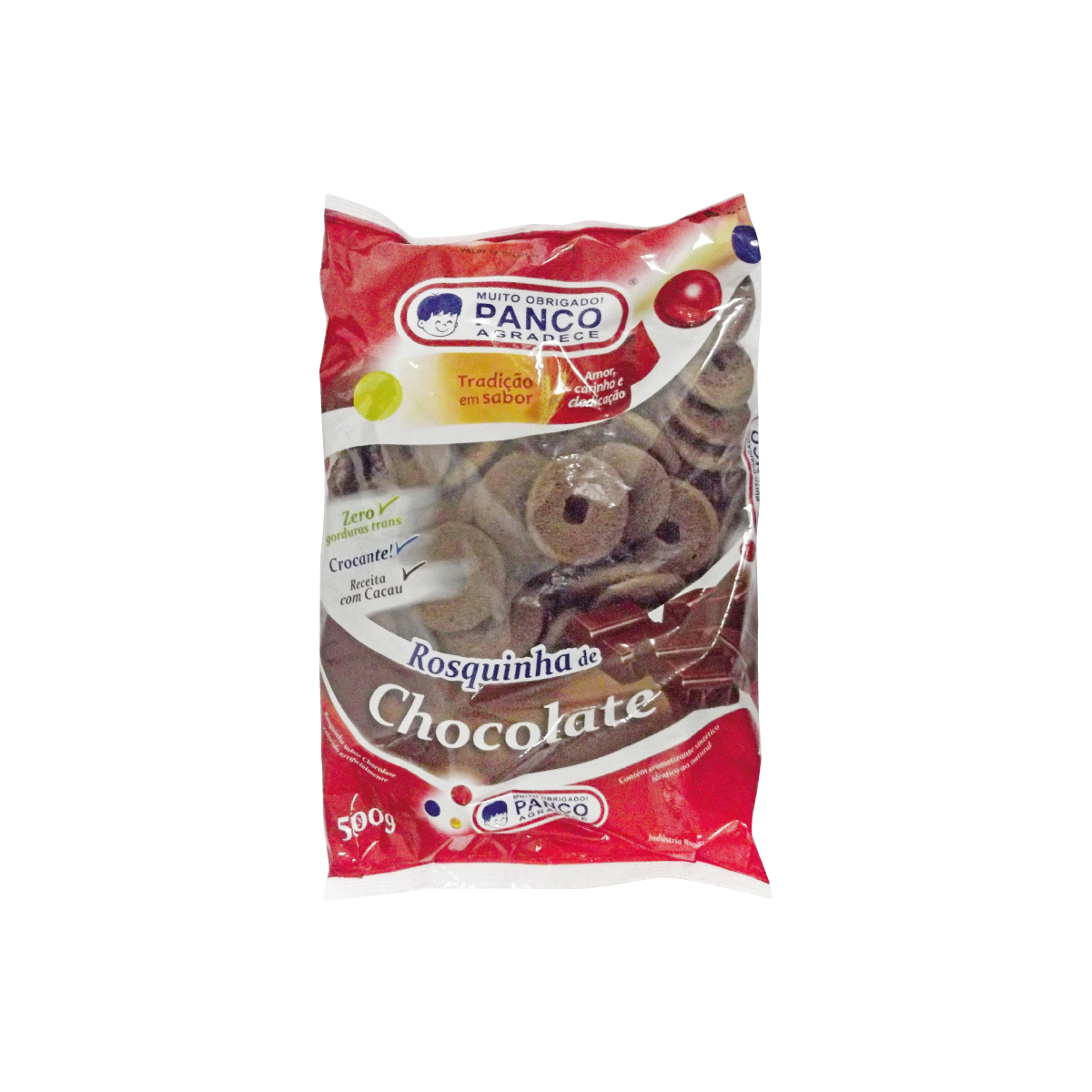 Biscoito Rosquinha de Chocolate PANCO 500g