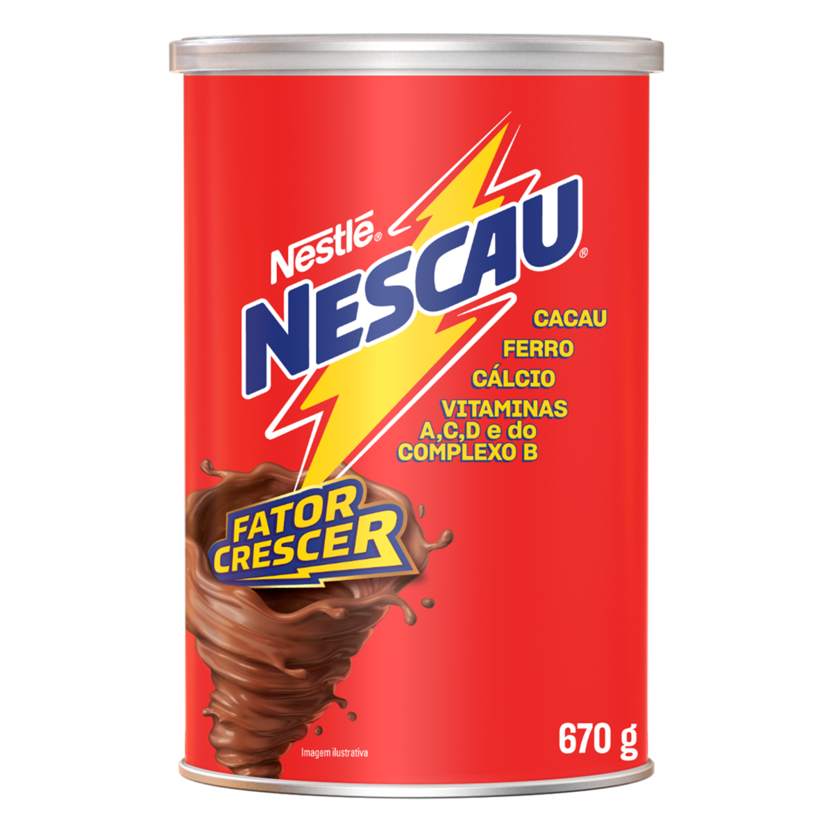 Achocolatado Pó Nescau Lata 670g