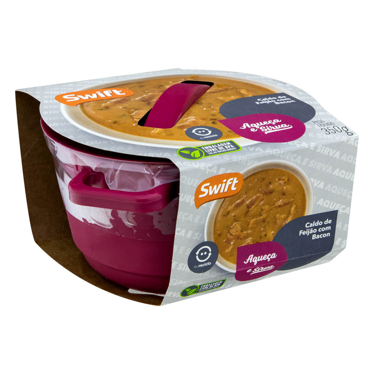 Caldo de Feijão com Bacon Swift 350g