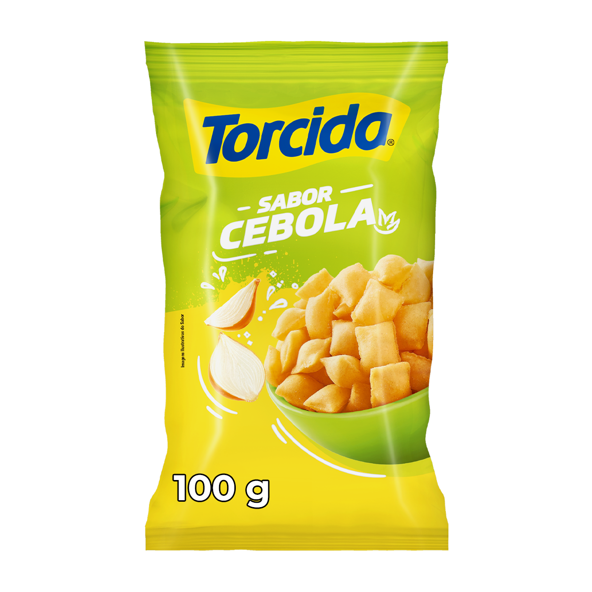 Salgadinho De Trigo Cebola Torcida Pacote 100G