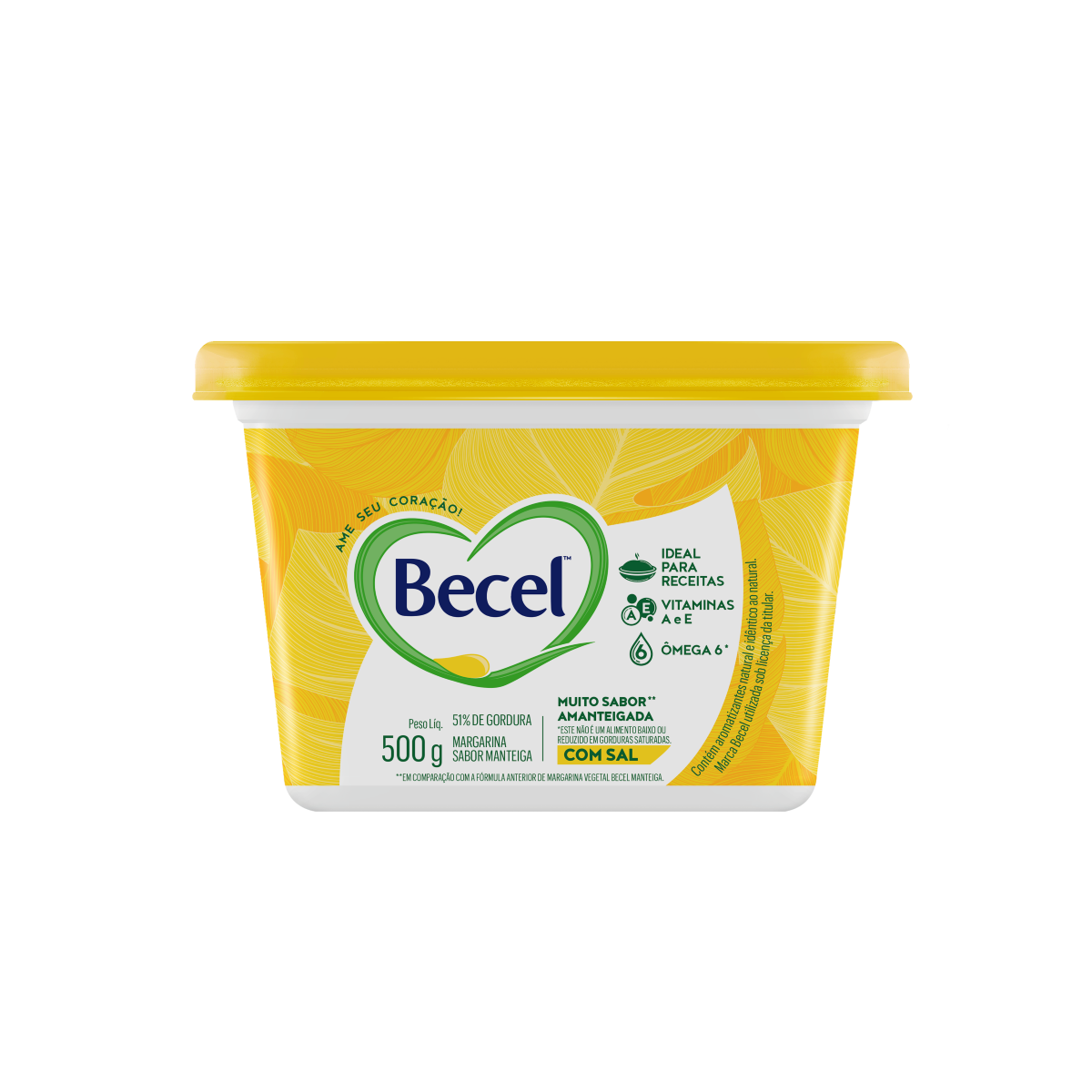Margarina Manteiga com Sal Becel Pote 500g