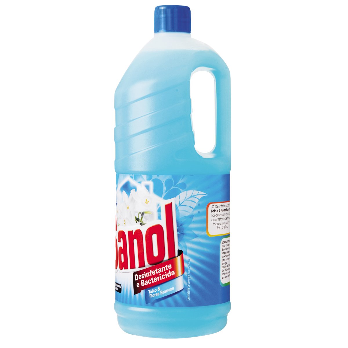Desinfetante Talco e Flores Brancas SANOL 2 Litros