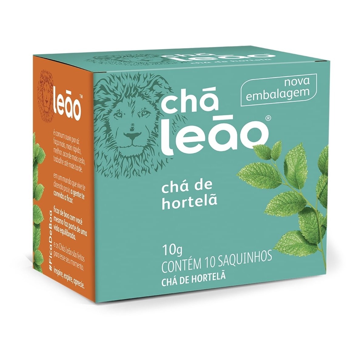 Chá de Hortelã LEÃO 10g com 10 Saquinhos