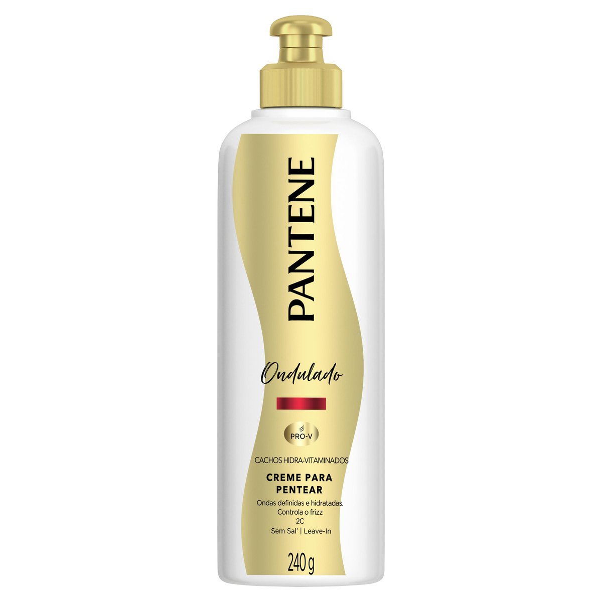Creme para Pentear Cachos Pantene Cachos Hidra-VItaminados Frasco 240g
