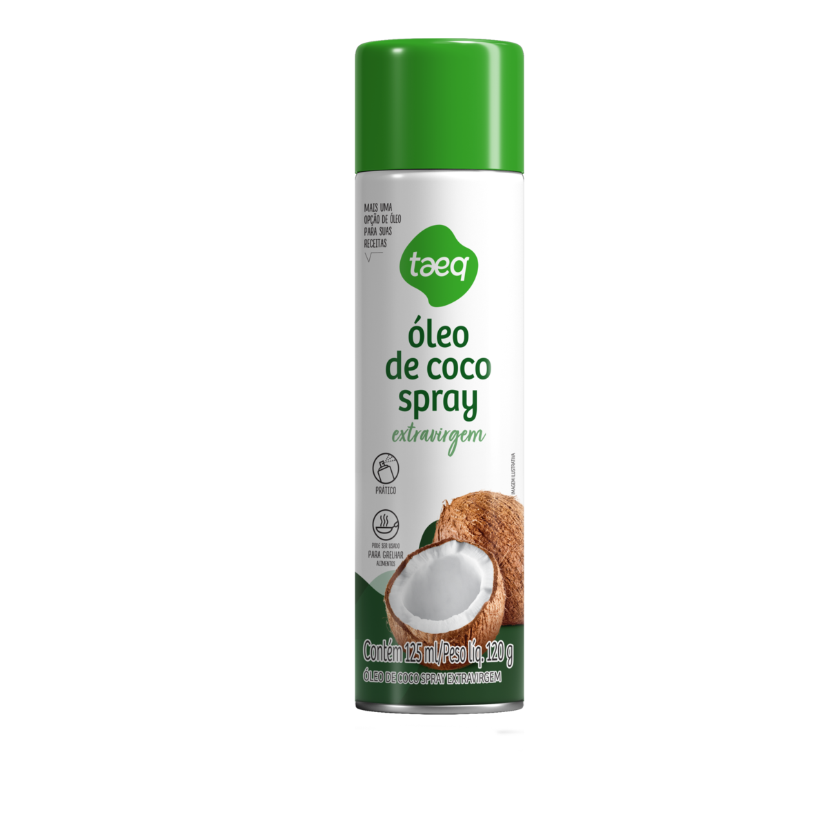 Óleo de Coco Extra Virgem Taeq Frasco 125ml Spray