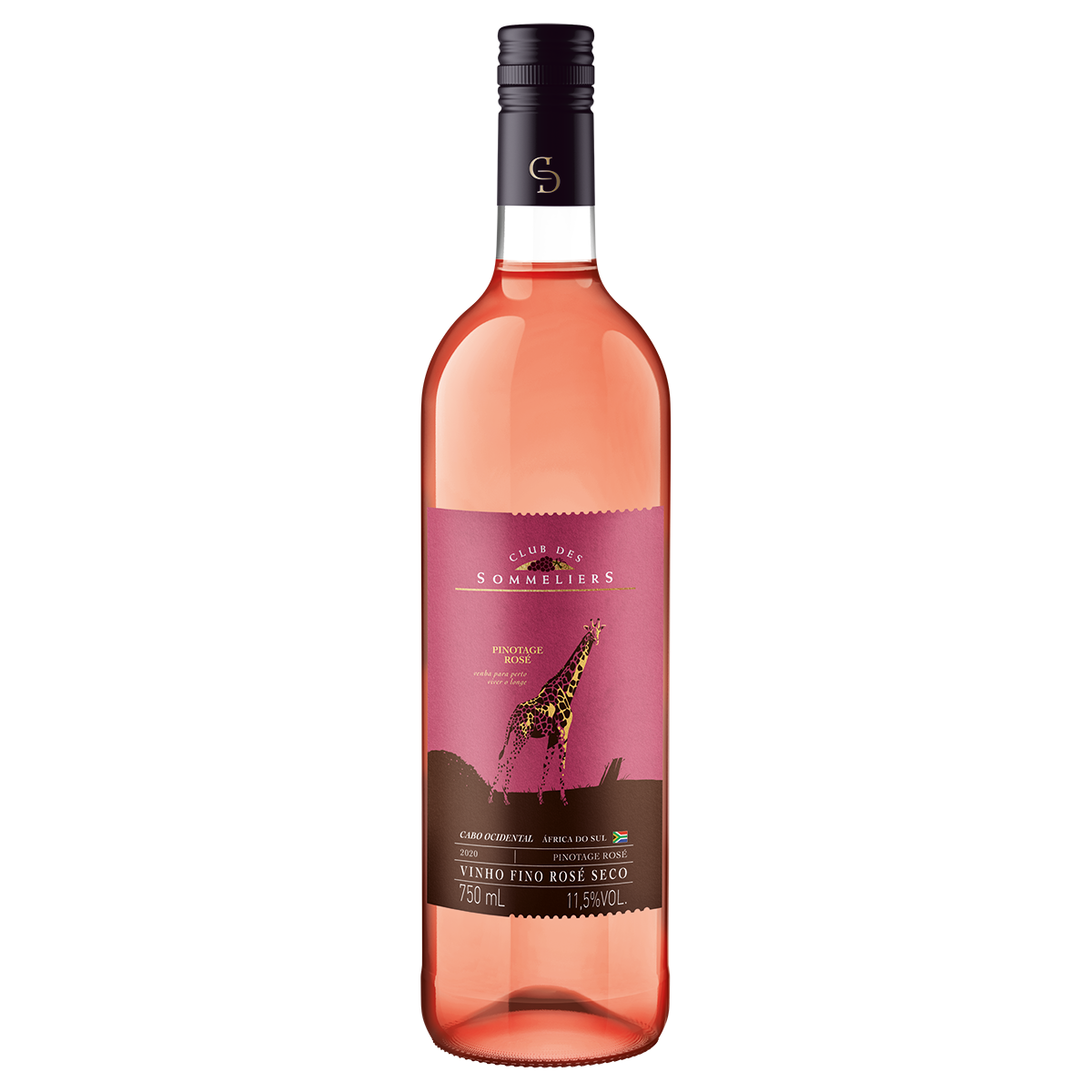 Vinho Rose Sul Africano Clube Des Sommeliers 750ml