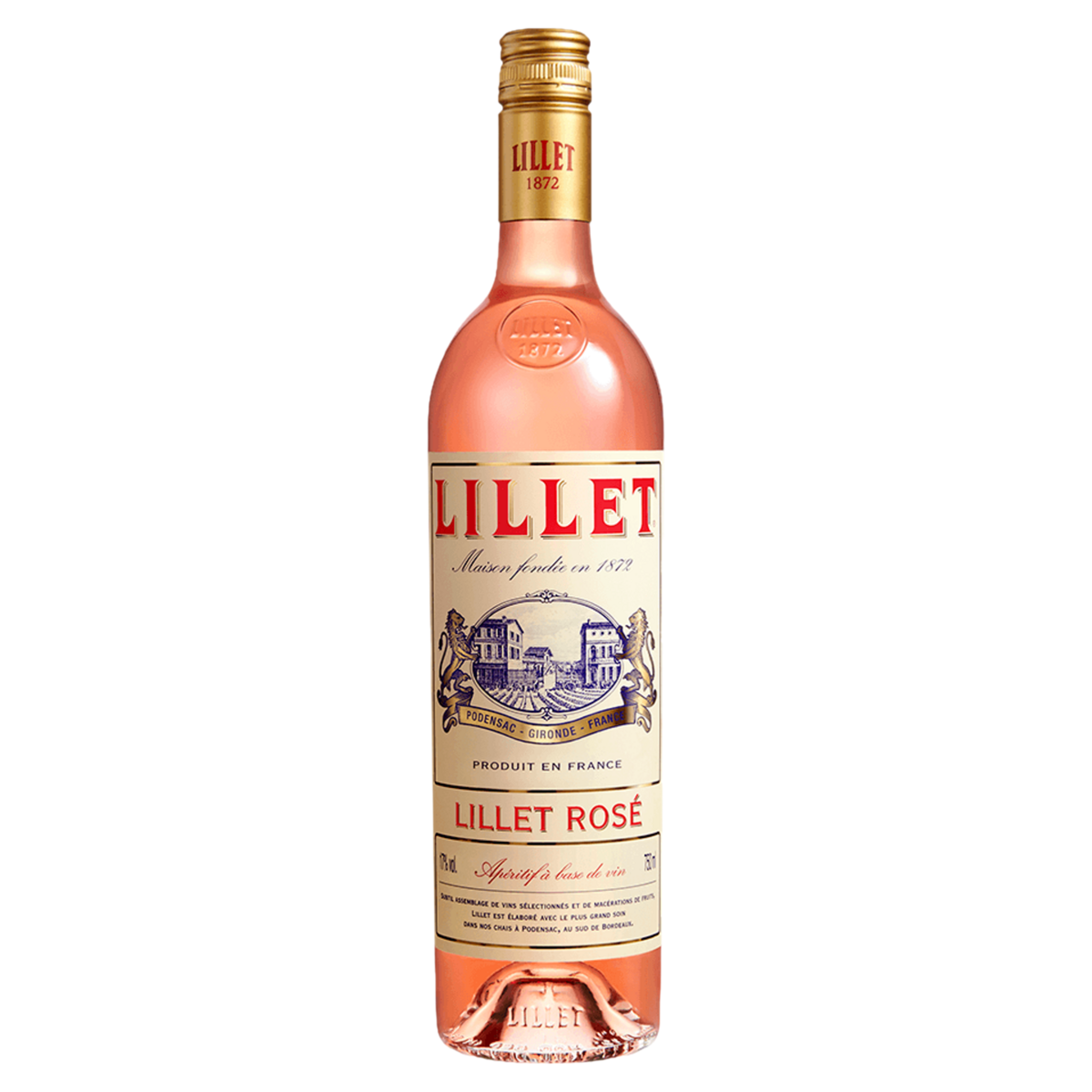 Aperitivo de Vinho Rosé Lillet Garrafa 750ml