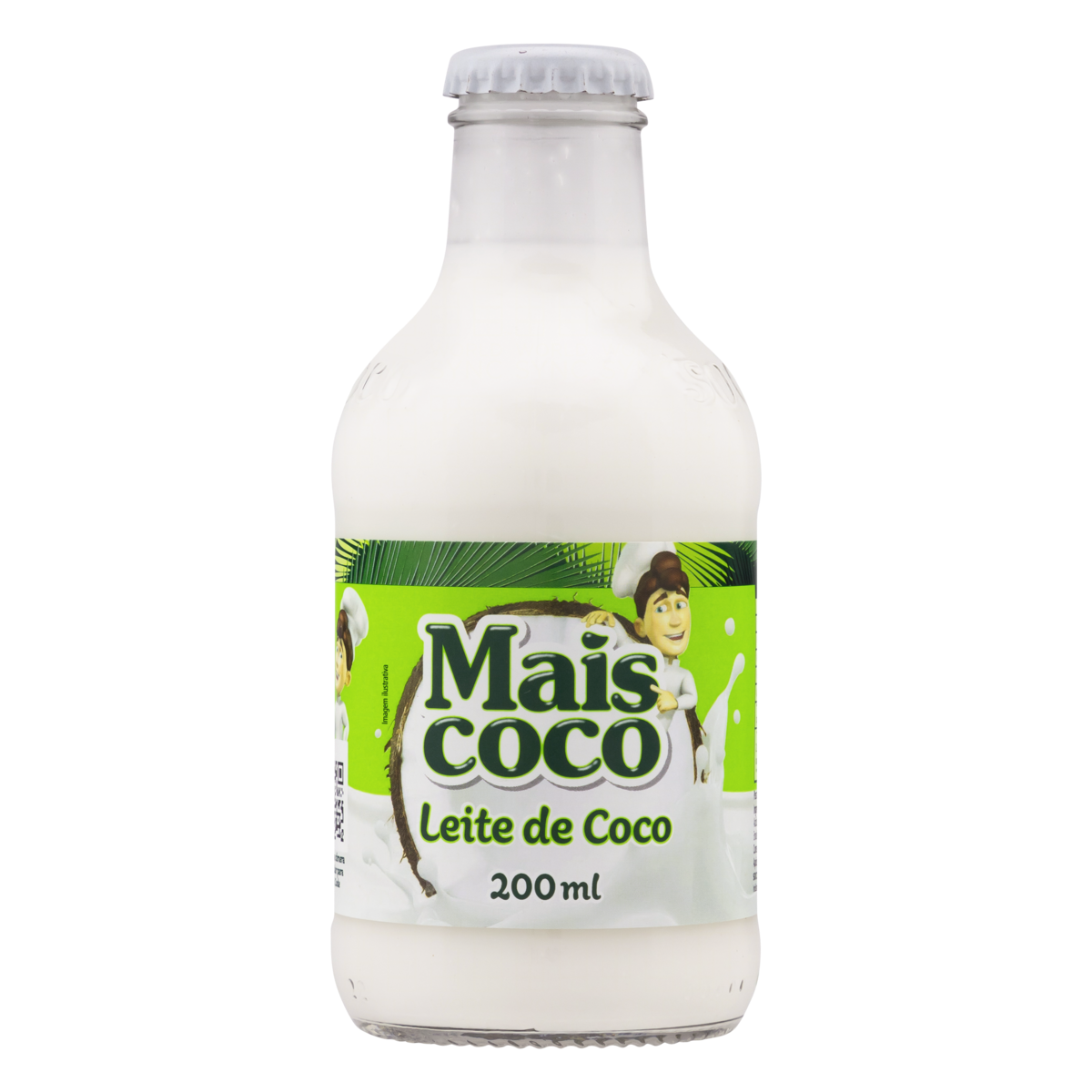 Leite de Coco MAIS COCO Vidro 200ml
