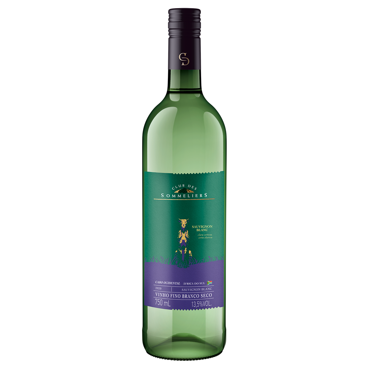 Vinho Branco Sul Africano Clube Des Sommeliers Sauvignon Blanc 750ml