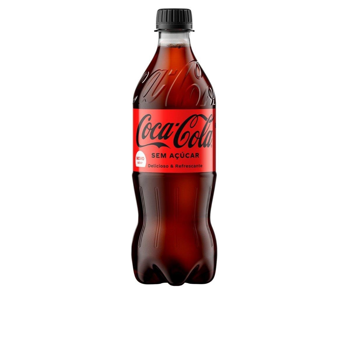 Refrigerante sem Açúcar Coca-Cola Garrafa 600ml