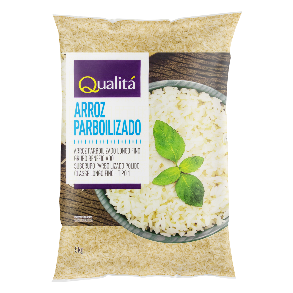 Arroz Parboilizado Tipo 1 Qualitá Pacote 5kg