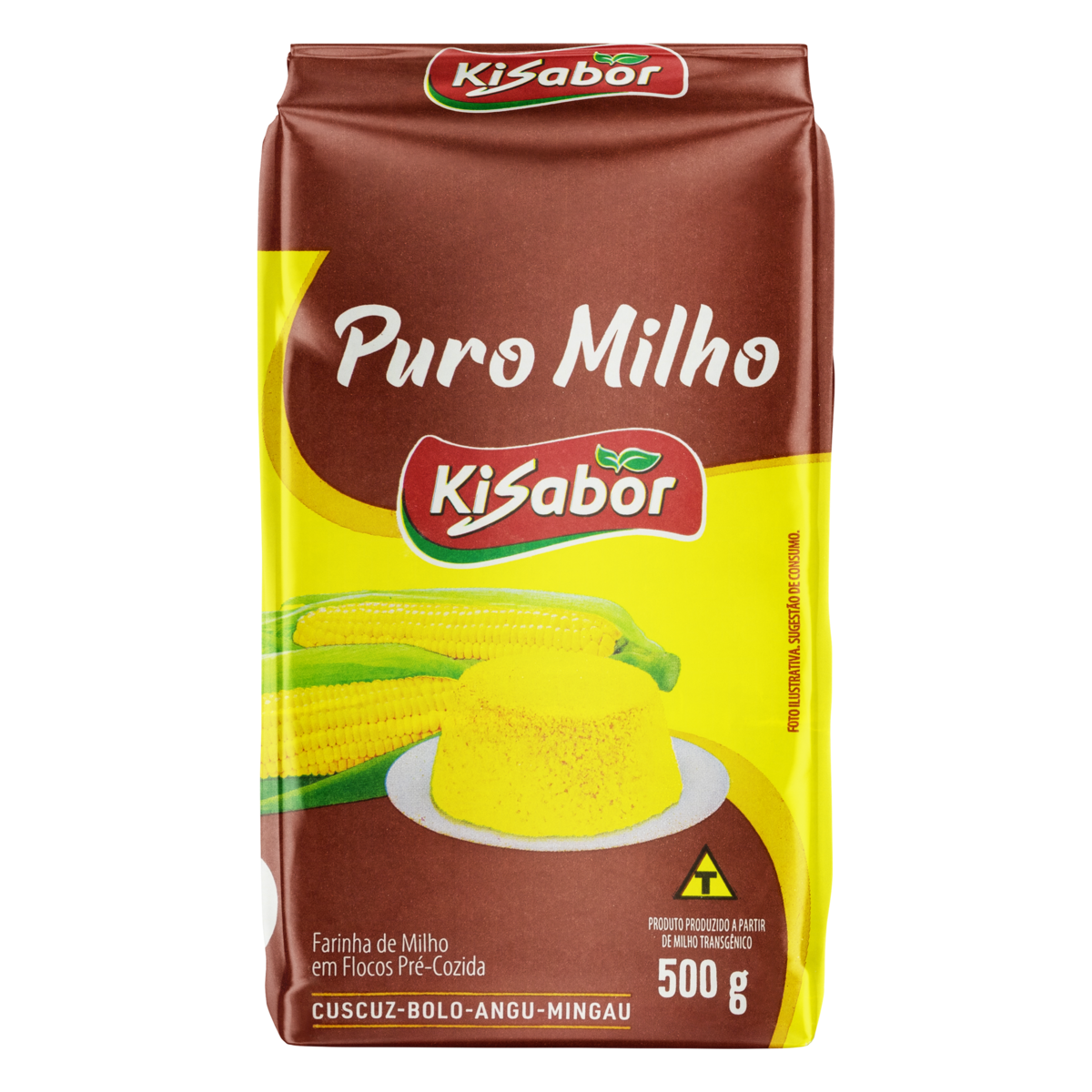Farinha de Milho Flocão Kisabor Pacote 500g