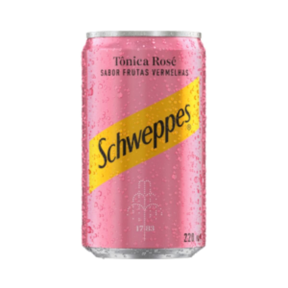 Água Tônica Rosé Frutas Vermelhas Schweppes Lata 220ml