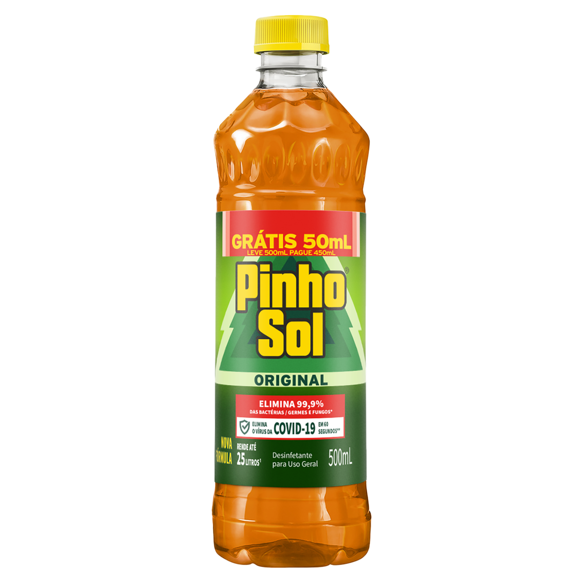 Desinfetante Pinho Sol Original 500ml Promo Leve 500ml Pague 450ml
