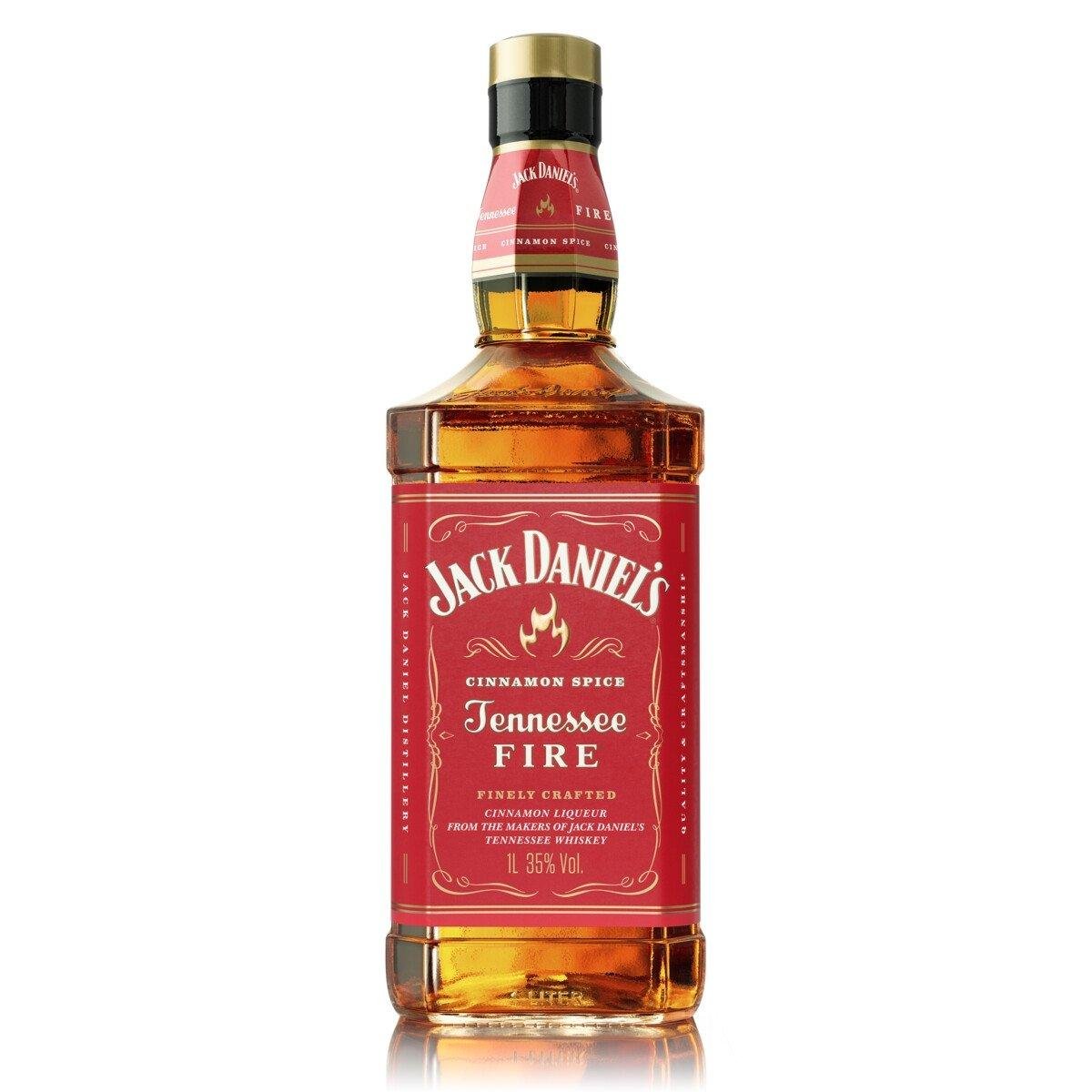 Licor Fino de Whisky Canela Jack Daniels Fire Garrafa 1l