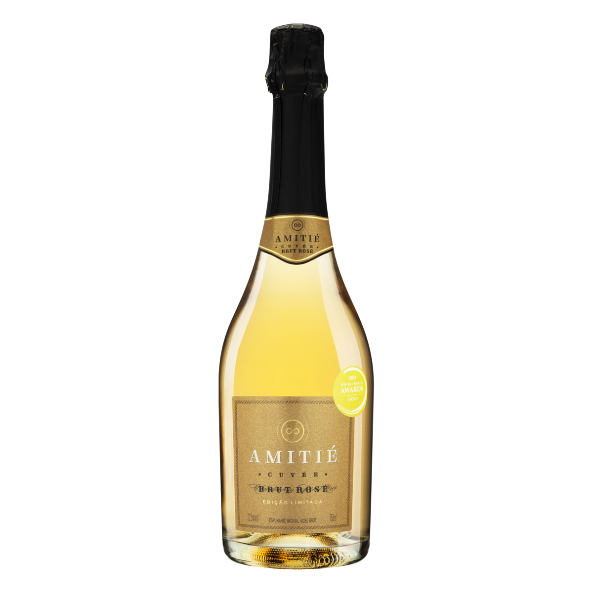 Espumante Brasileiro Amitie Cuvee Rose Brut 750ml