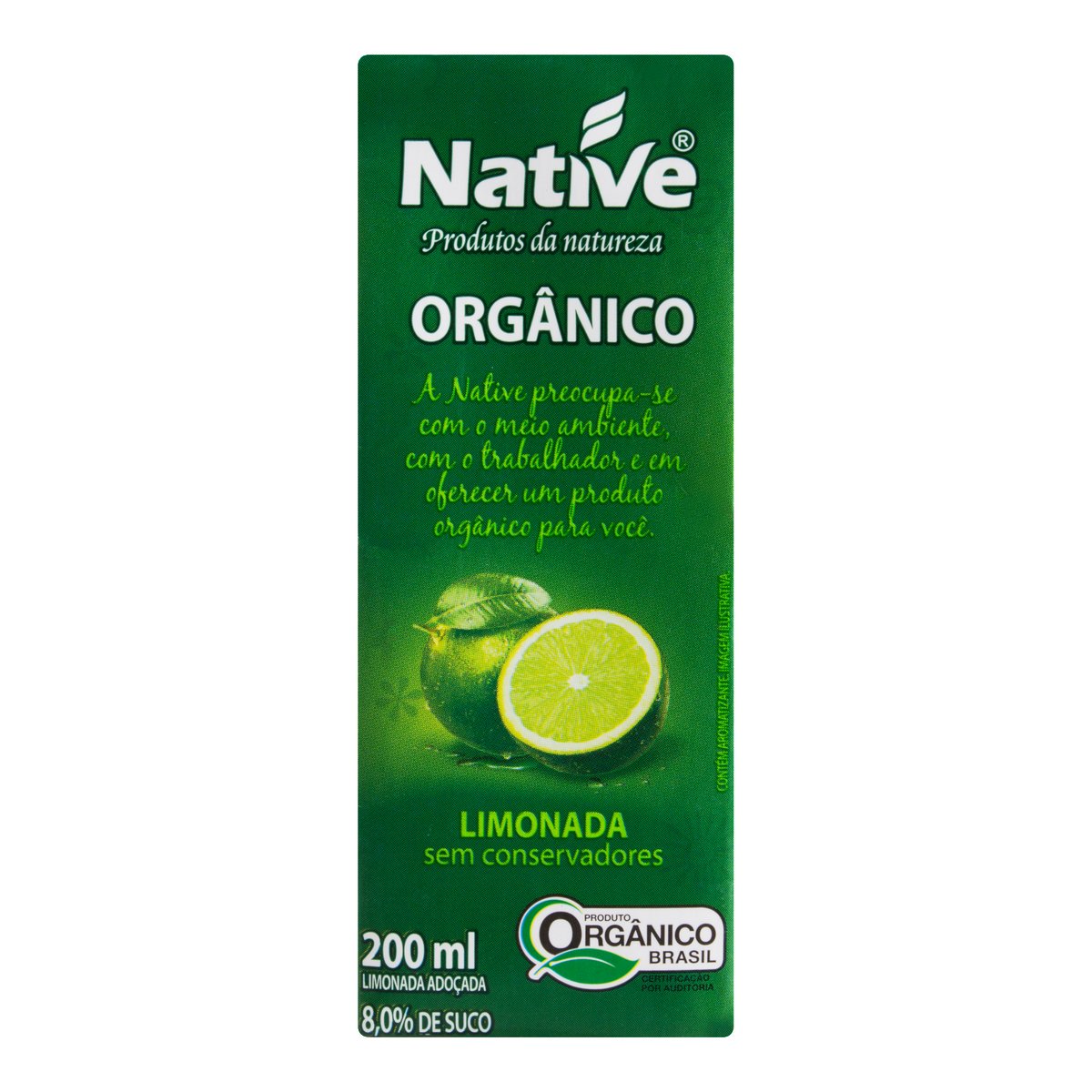 Limonada Orgânica NATIVE 200ml