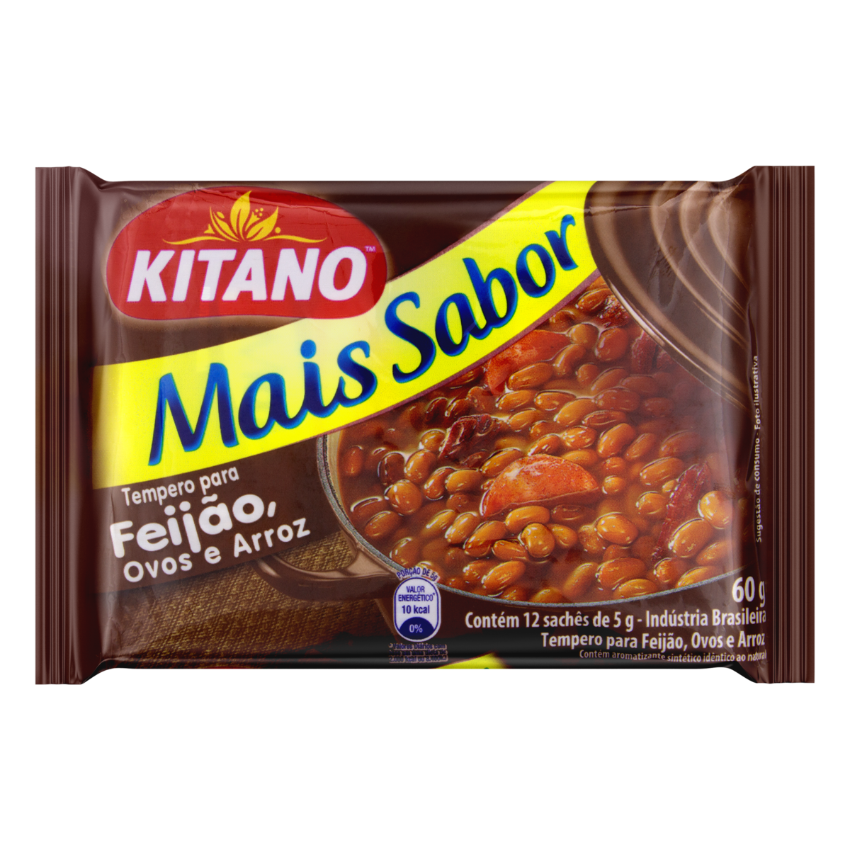 Tempero para Feijão Mais Sabor KITANO Pacote 60g