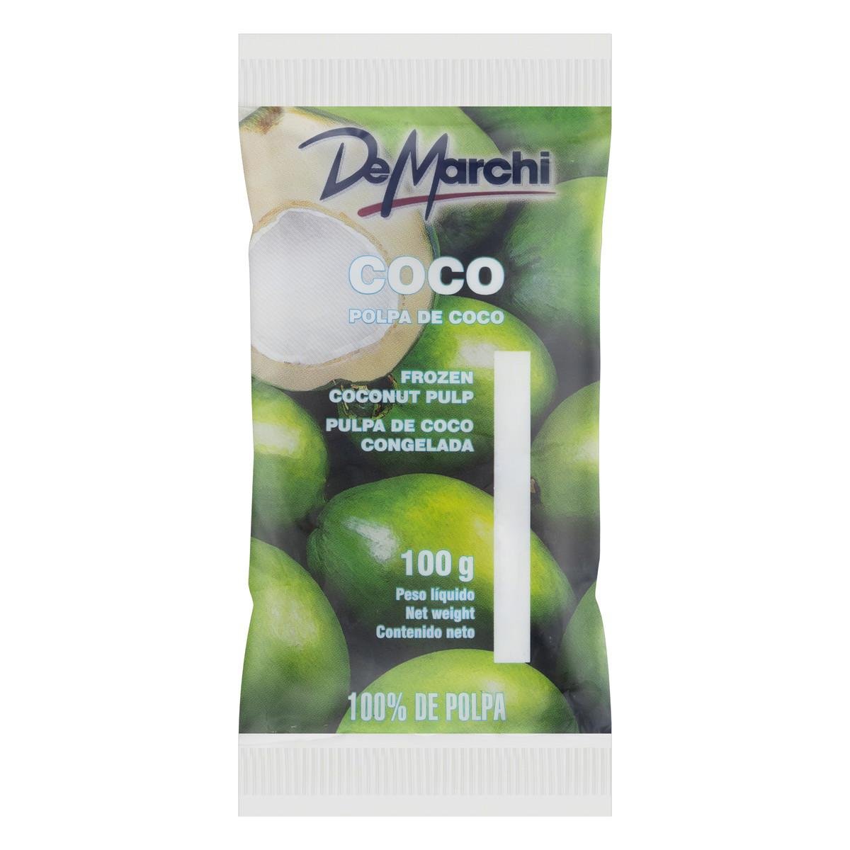 Polpa de Fruta Coco De Marchi Pacote 100g