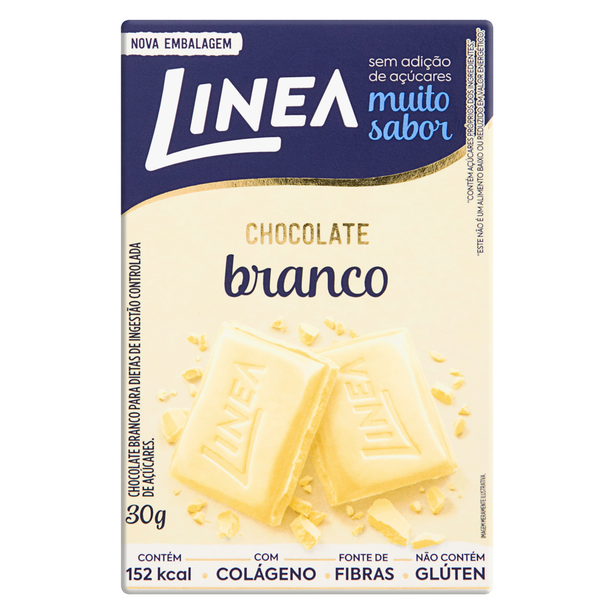 Chocolate Branco Cookies CREAM LINEA 30G