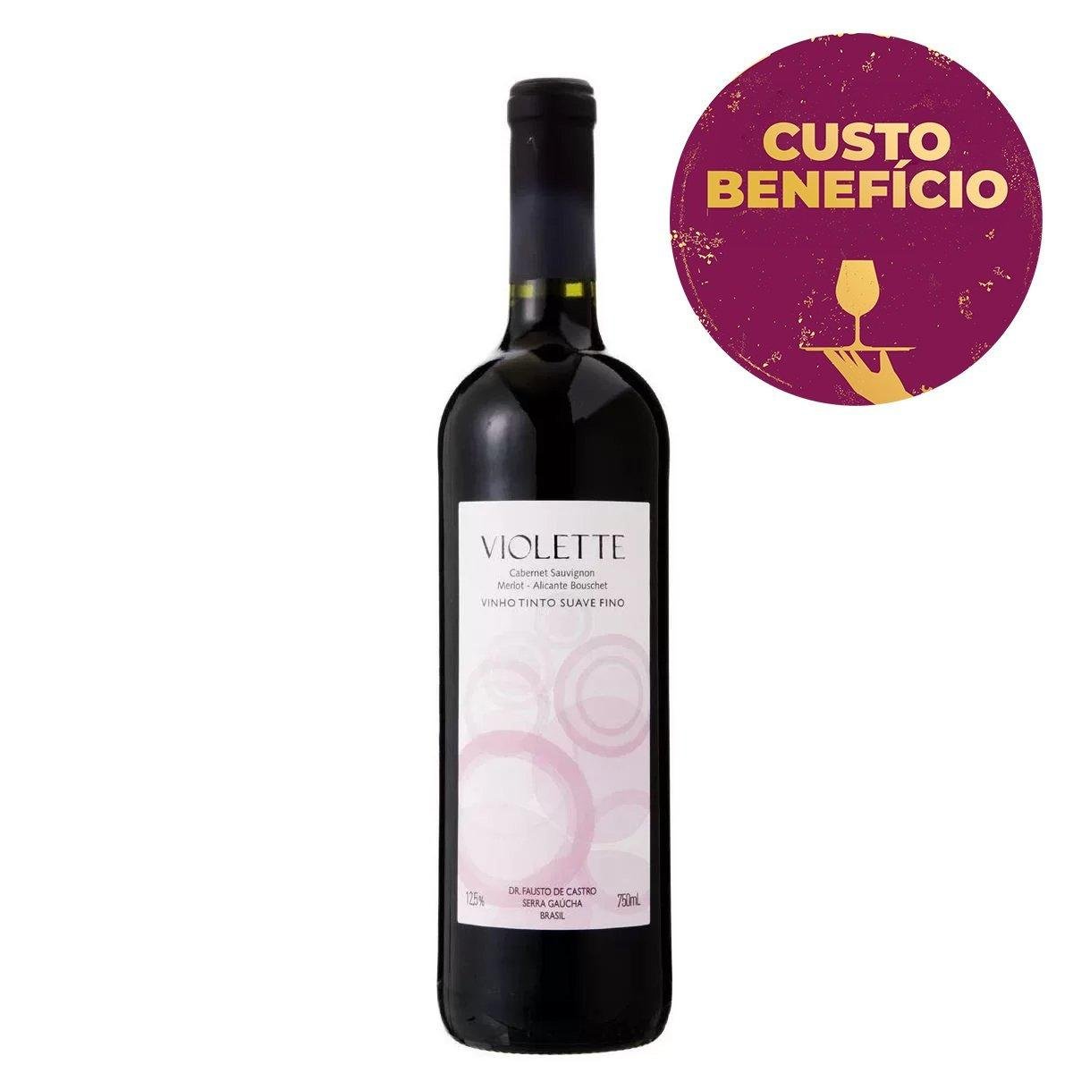 Vinho Tinto Brasileiro Pizzato Violette 750ml