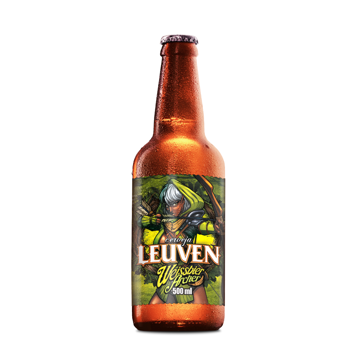 Cerveja LEUVEN Weissbier ARCHER Garrafa 500ml